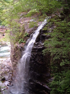 龍王峡　虹見の滝